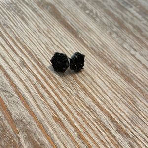 Kendra Scott black drusy studs